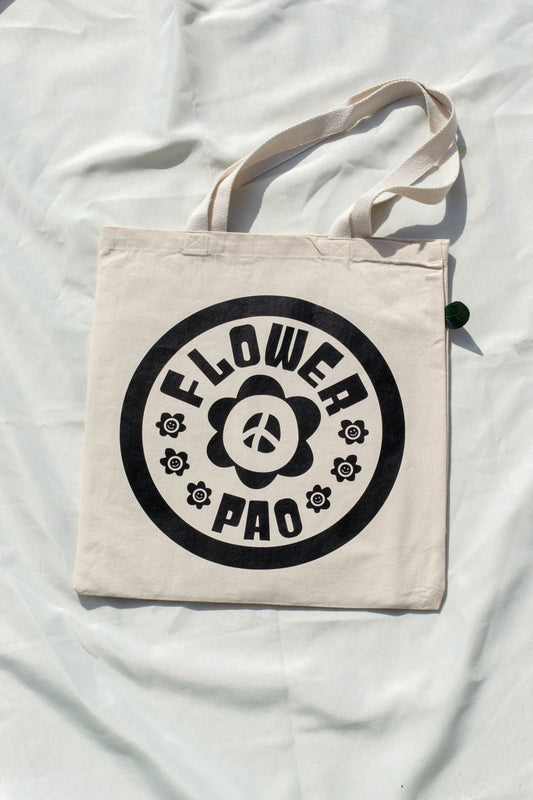Flower Pao Logo Tote Bag